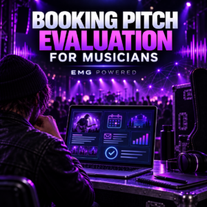Booking Pitch Evaluation for musicians