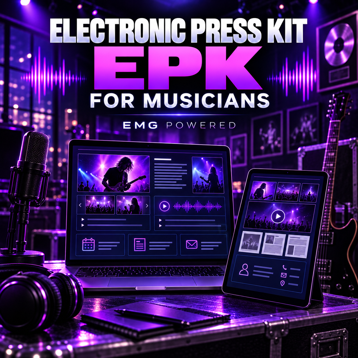 Electronic Press Kit “EPK” for musicians
